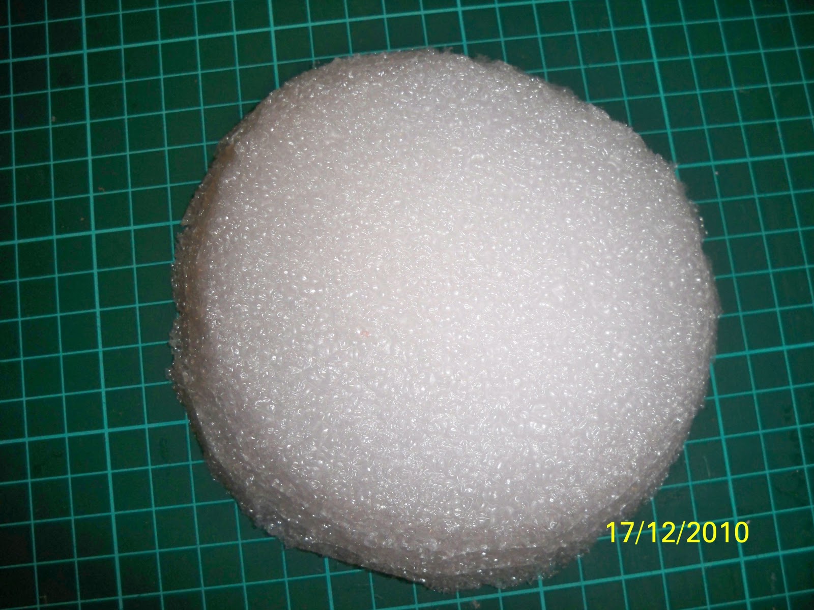 Гиря из пенопласта своими руками