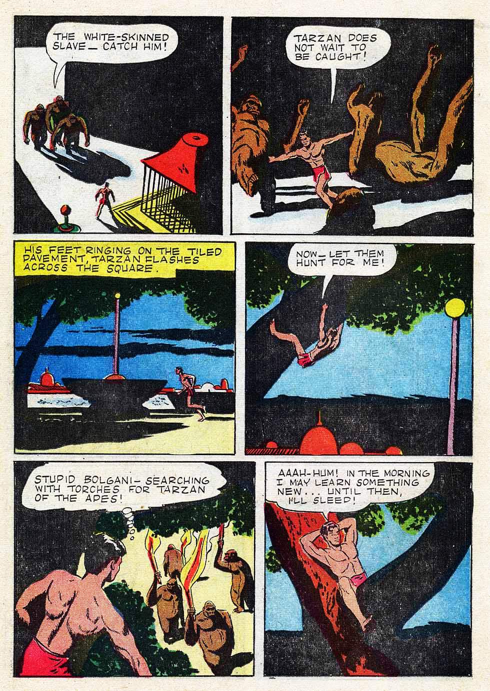 Read online Tarzan (1948) comic -  Issue #10 - 18