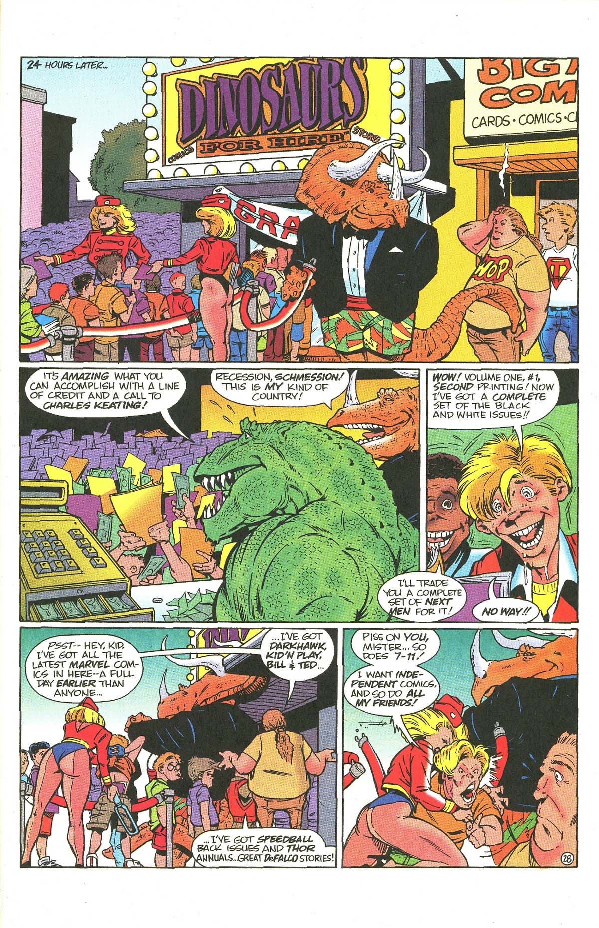 Read online Dinosaurs For Hire comic -  Issue #3 - 30