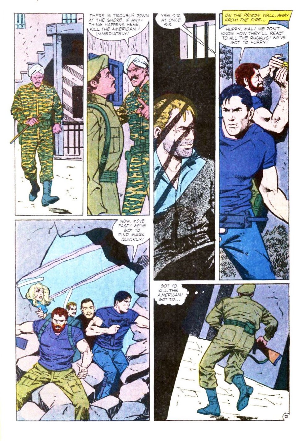 Read online Mark Hazzard: Merc comic -  Issue #10 - 22