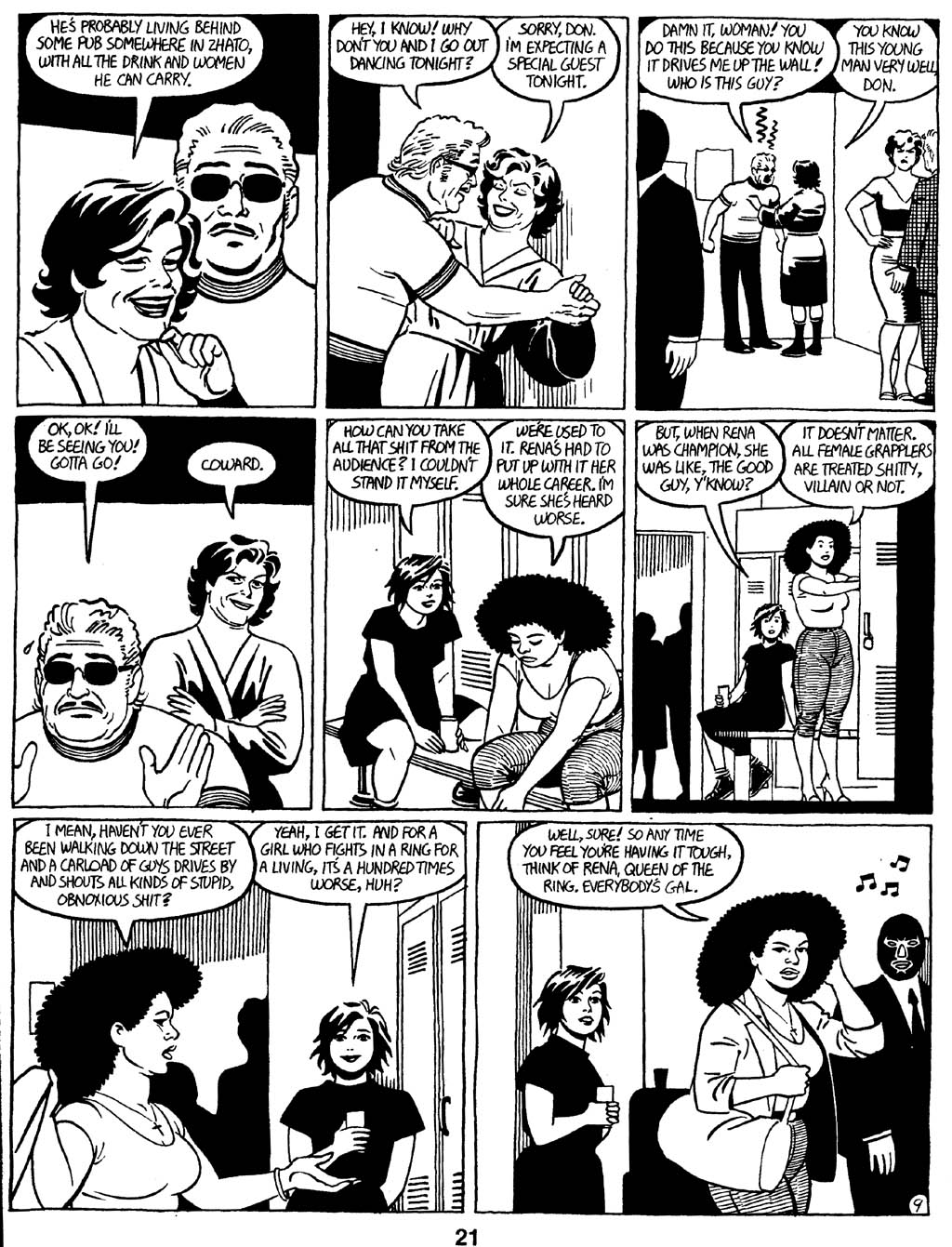 Read online Love and Rockets (1982) comic -  Issue #16 - 23