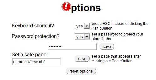 panic button extension for chrome panic button extension for chrome
