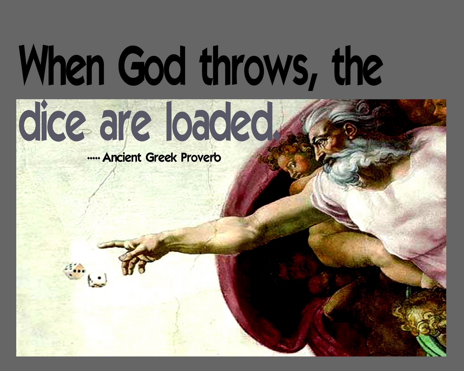 Questions Compelling Answers Does God throw loaded dice?