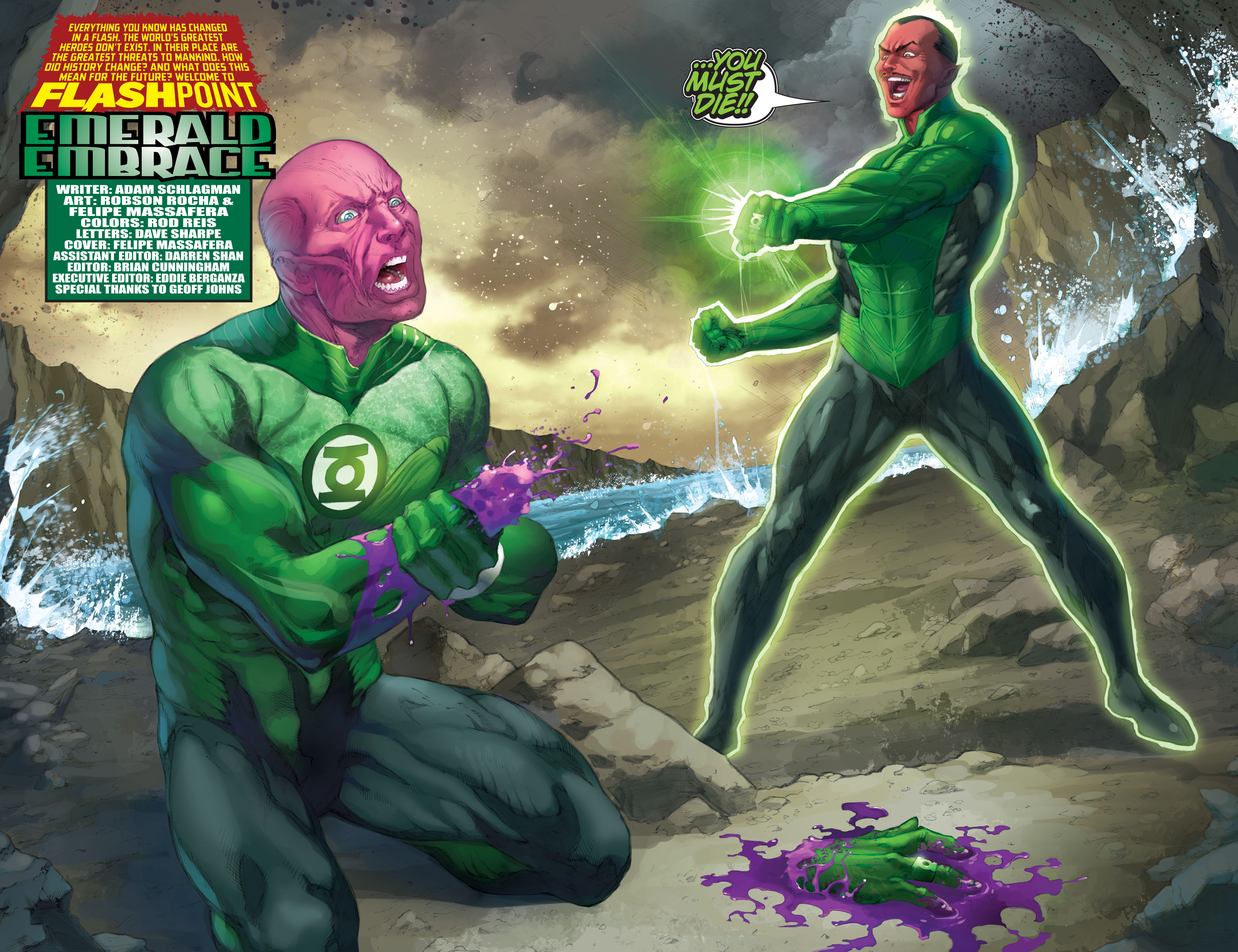 Read online Flashpoint: Abin Sur - The Green Lantern comic -  Issue #3 - 3