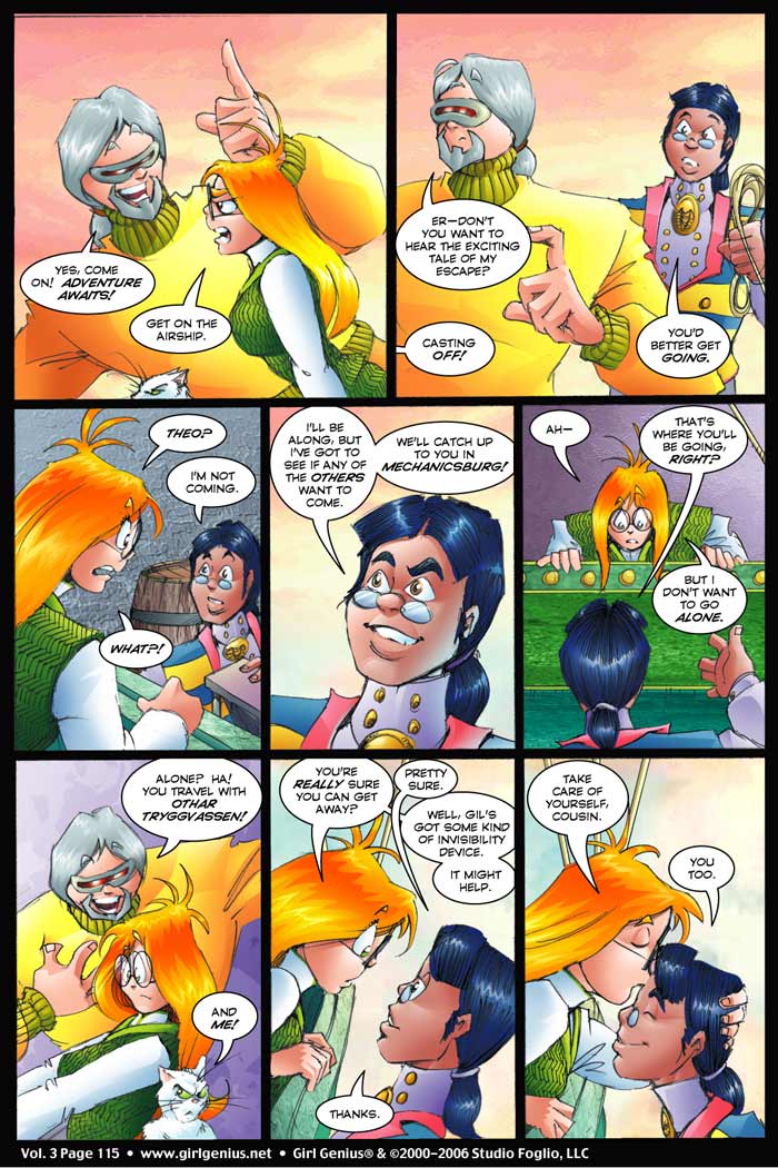 Read online Girl Genius (2002) comic -  Issue #3 - 113