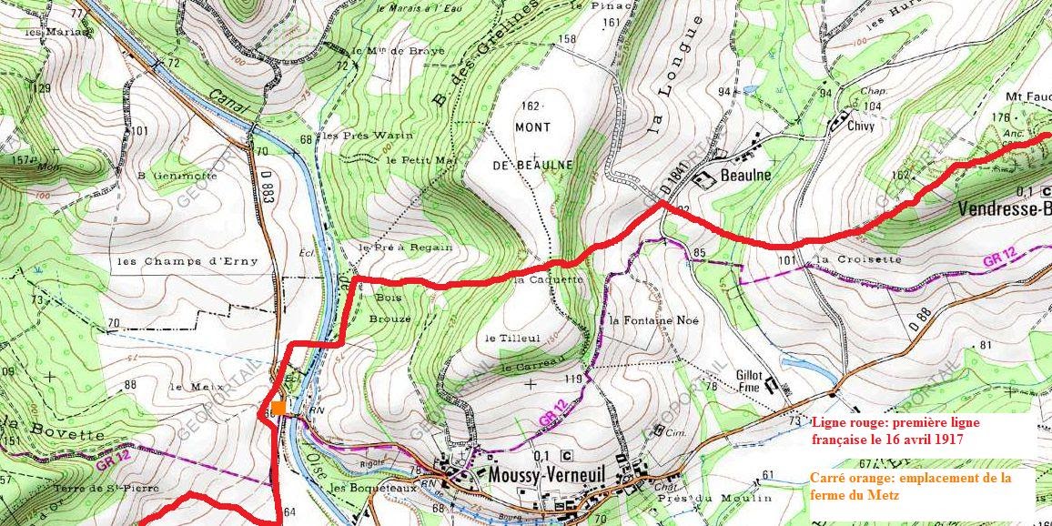Dictionnaire du Chemin des Dames Beaulne (Mont de)