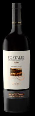 Wine MDQ: Postales del Fin del Mundo, Malbec Roble, 2008