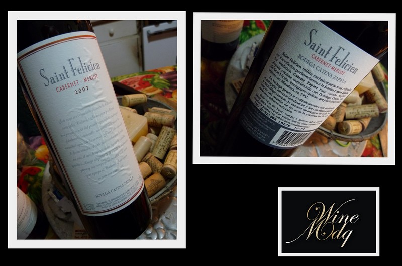 Wine MDQ Saint Felicien Merlot 2007