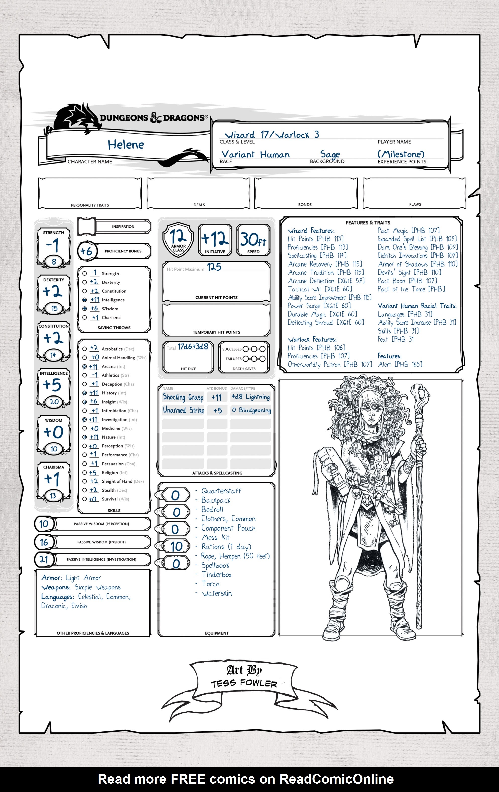 Read online Dungeon & Dragons: A Darkened Wish comic -  Issue # _TPB - 124