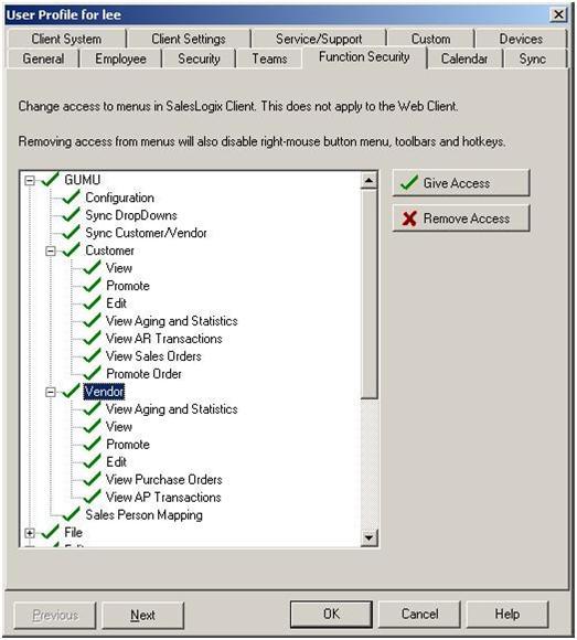 Sage 300 Security Settings - Greytrix 