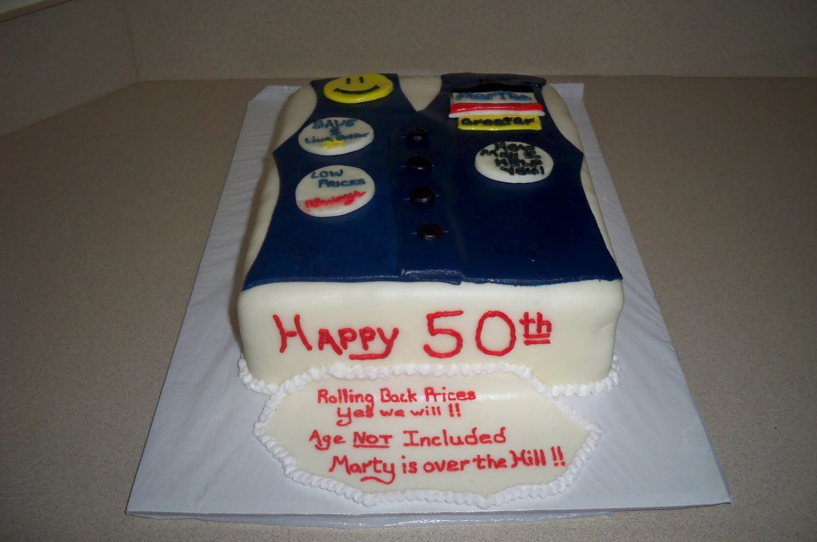 "Grace of Cakes" Walmart Greeter Cake