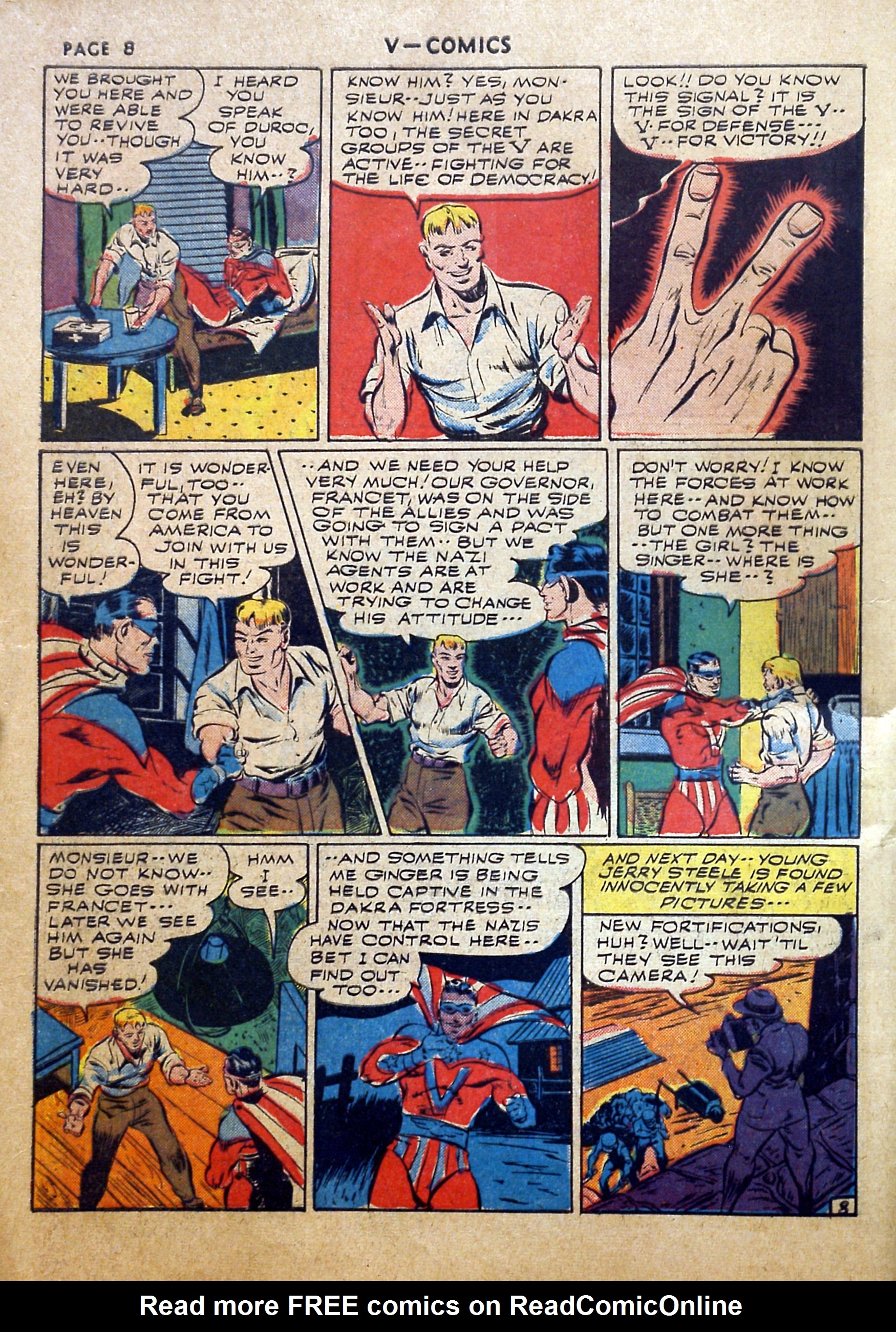 Read online V...- Comics comic -  Issue #2 - 9