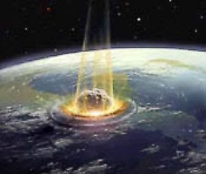 El principio del fin: el asteroide entra en la atmósfera