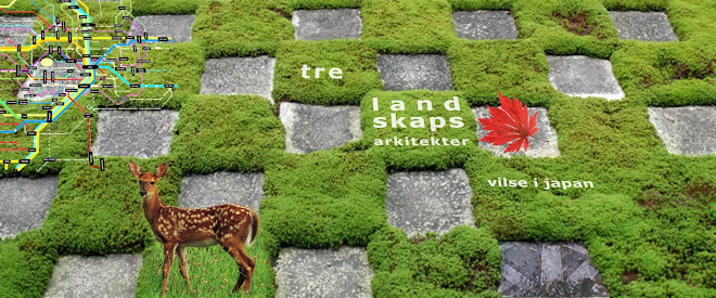 tre landskapsarkitekter
