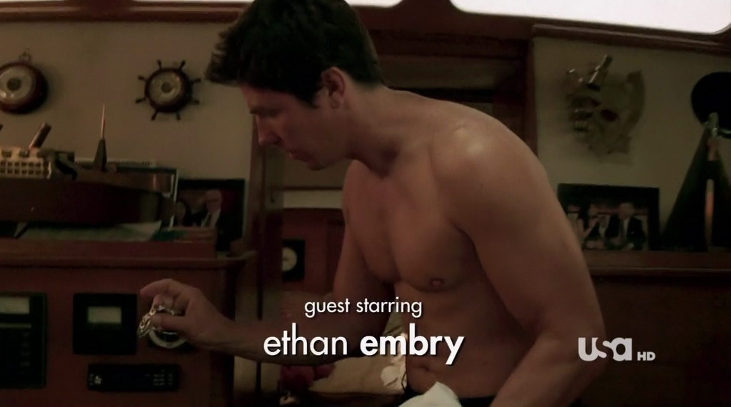 Michael Trucco is shirtless on the pilot of Fairly Legal! 