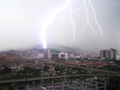 Rayo en Medellín. Colombia