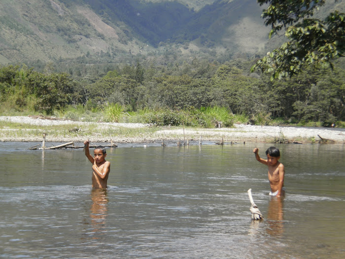 De pesca -río Chorobamba
