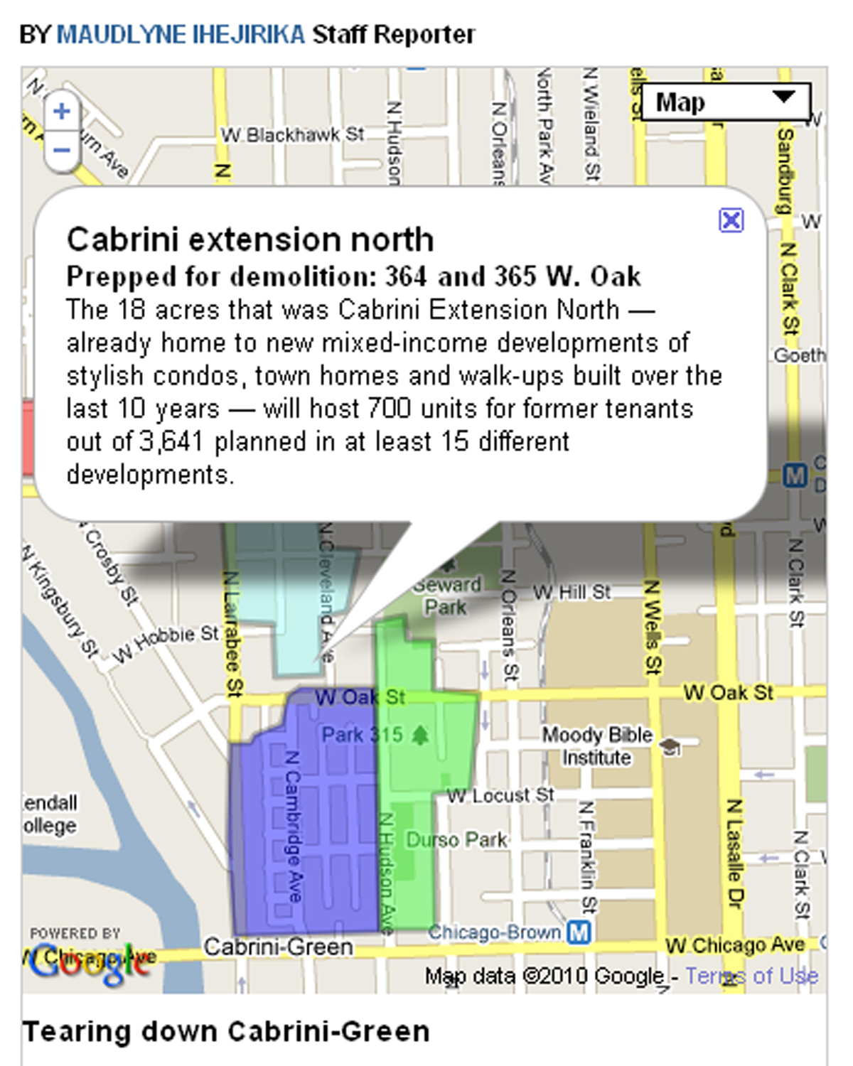 Tutor Mentor Institute, LLC CabriniGreen Gone? Are you sure?