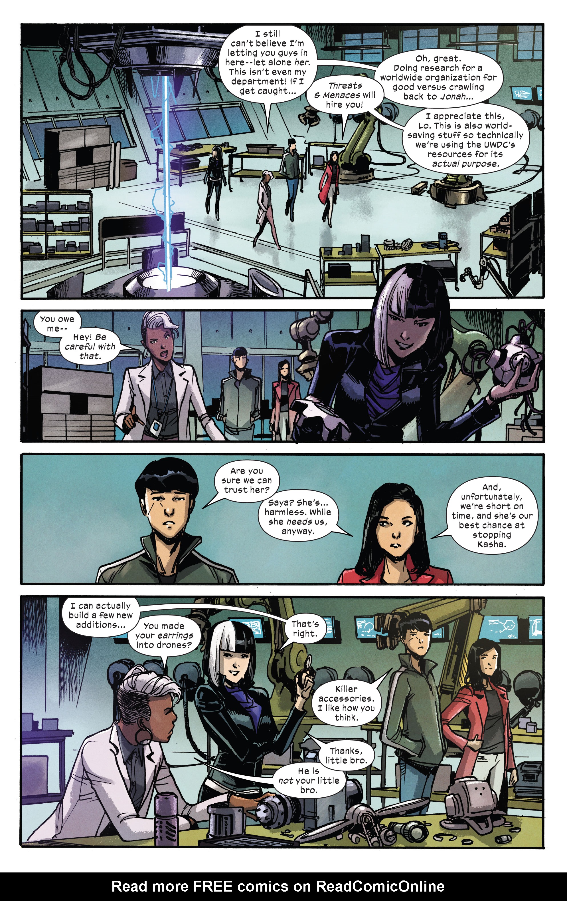 Read online Silk (2021) comic -  Issue #5 - 7