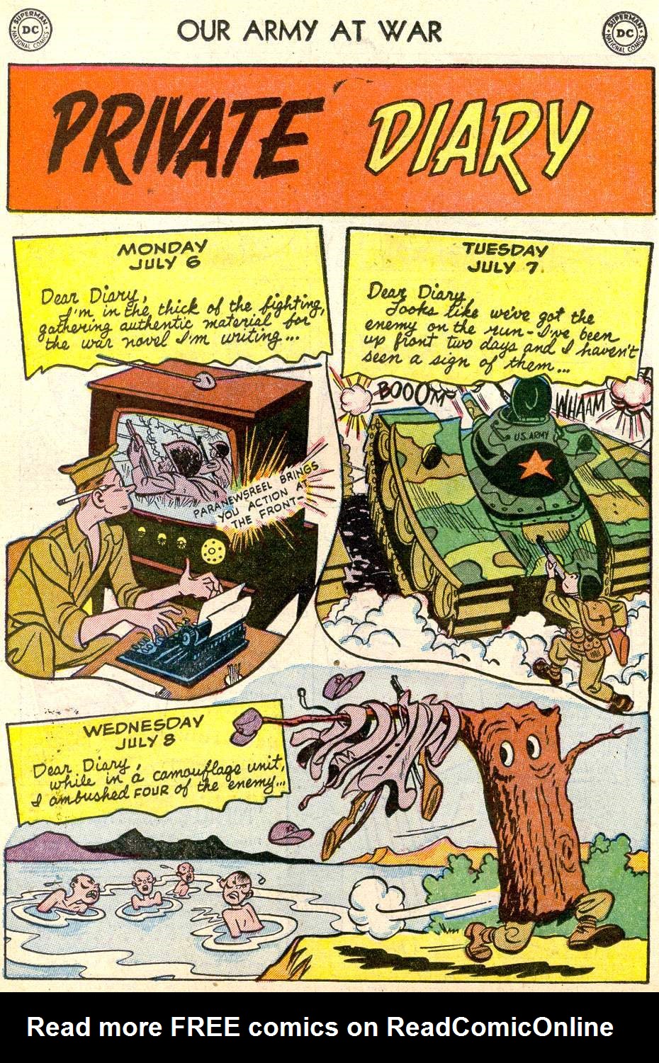 Read online Our Army at War (1952) comic -  Issue #13 - 18