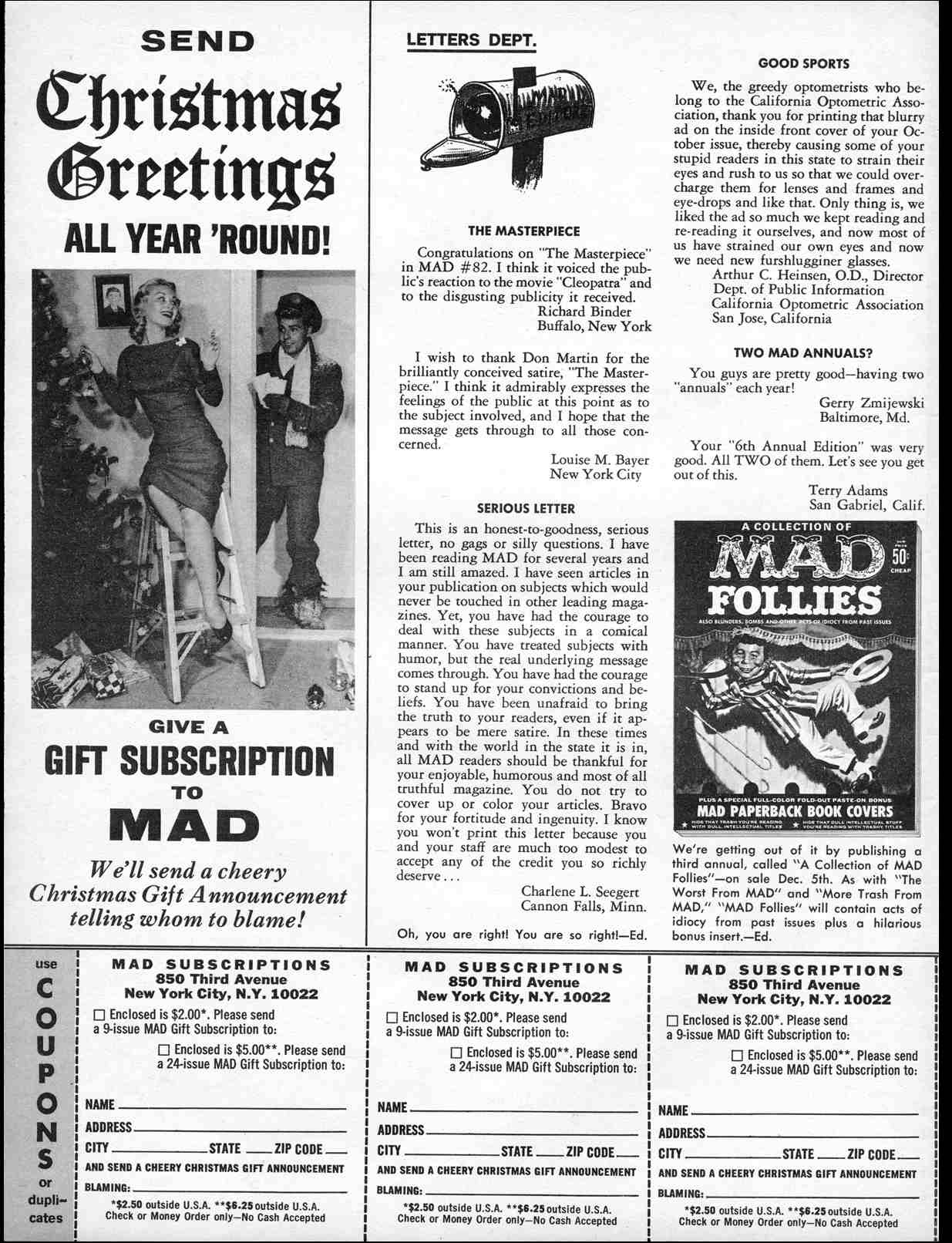 Read online MAD comic -  Issue #84 - 4