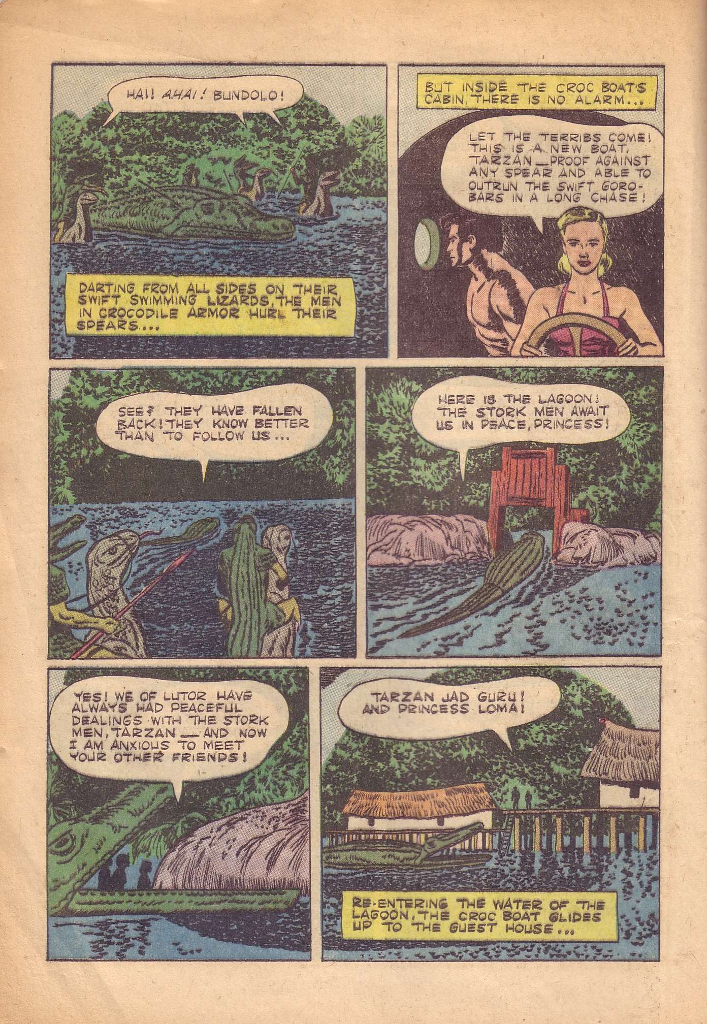 Read online Tarzan (1948) comic -  Issue #50 - 16