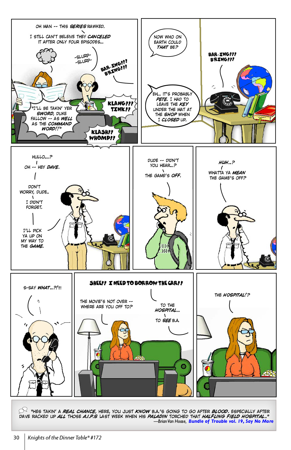 Read online Knights of the Dinner Table comic -  Issue #172 - 32