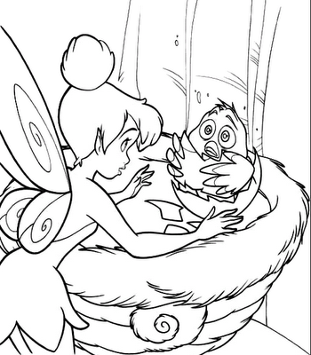 Tinkerbell coloring pages here