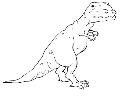 Coloring Pages - Tyrannosaurus Rex