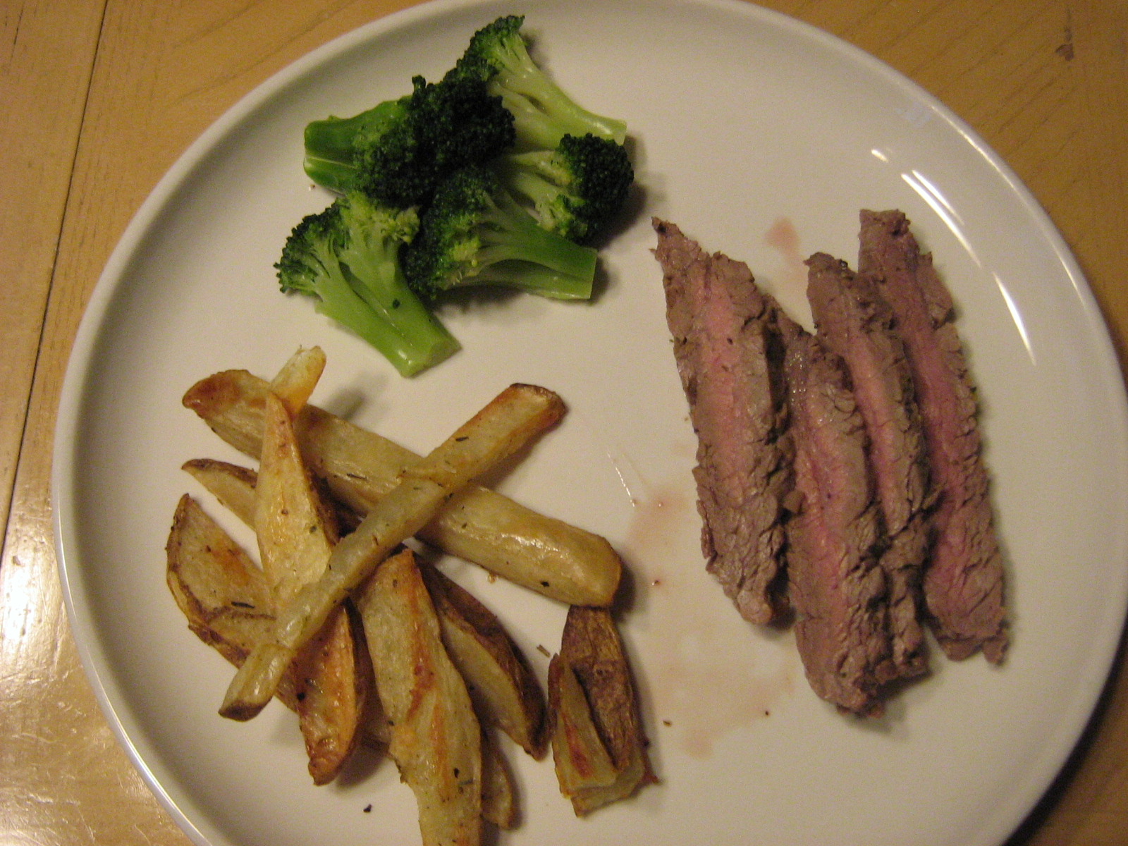 Janis Cooks Grilled Flank Steak and Oven Fries