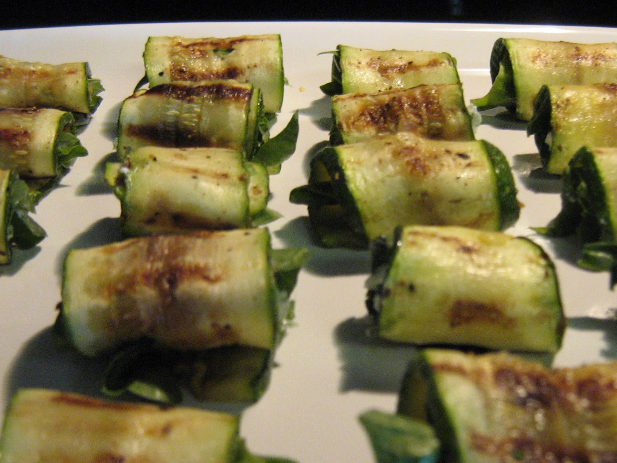 Janis Cooks: Grilled Zucchini Roll-Ups with Herbs and Cheese
