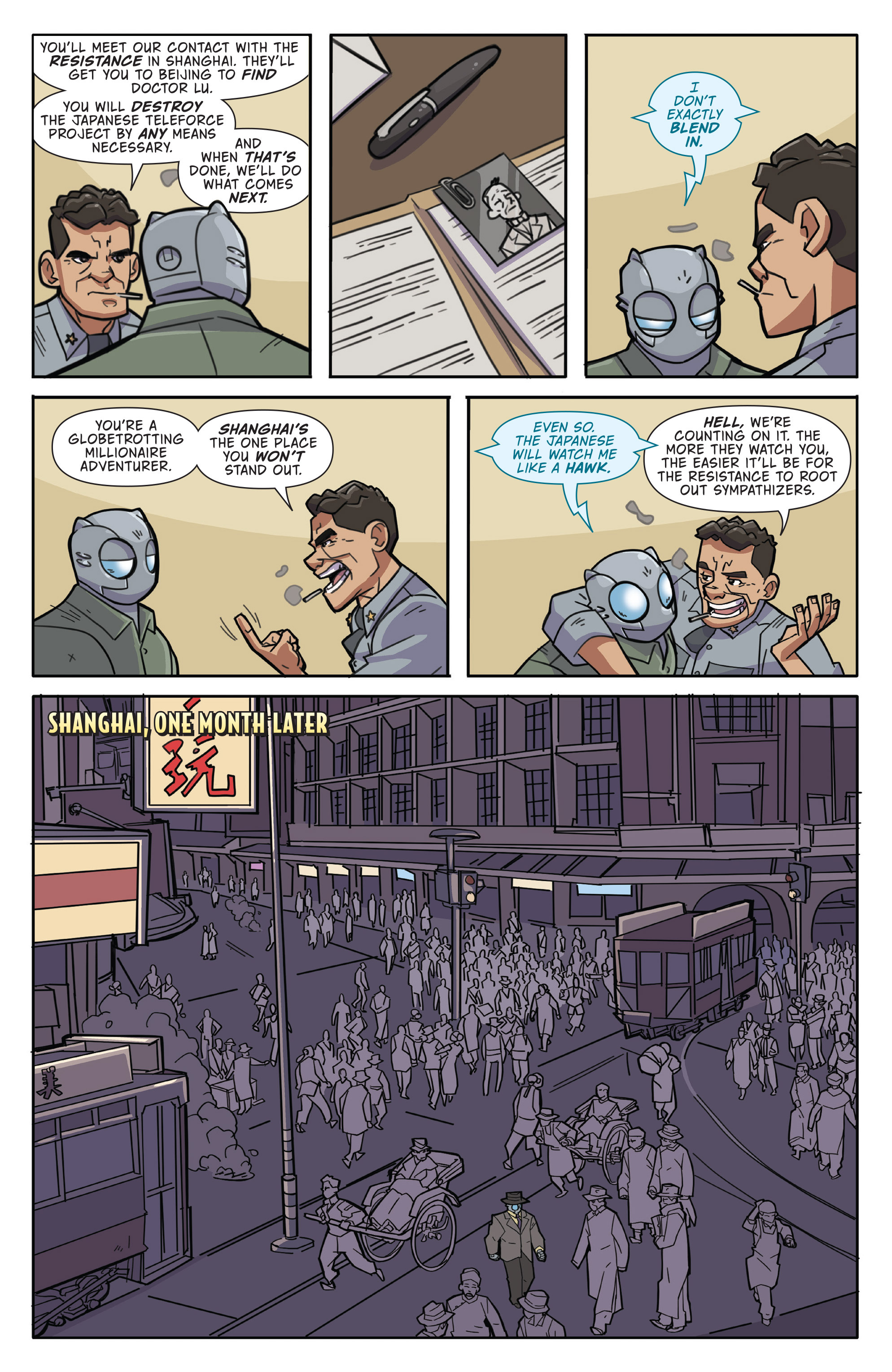 Read online Atomic Robo and the Temple of Od comic -  Issue #1 - 8