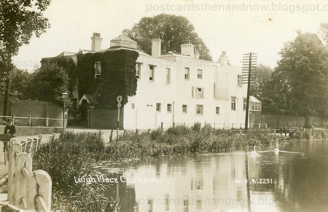 Postcards Then and Now Cobham, Surrey, Leigh Place c1913