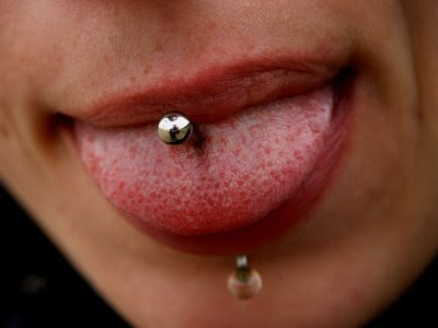 пиърсинг на езика, facial piercing