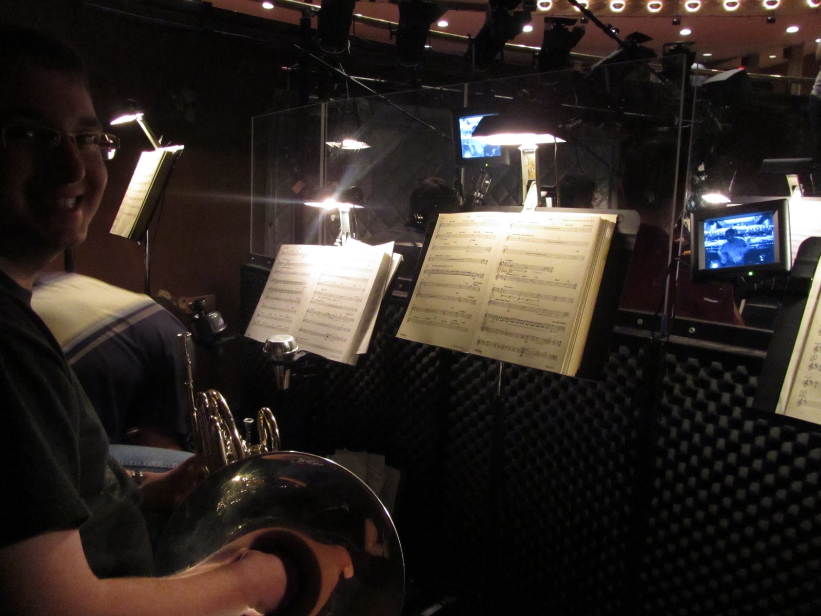 Traveling Horns The orchestra moves into the pit at Paper Mill Playhouse