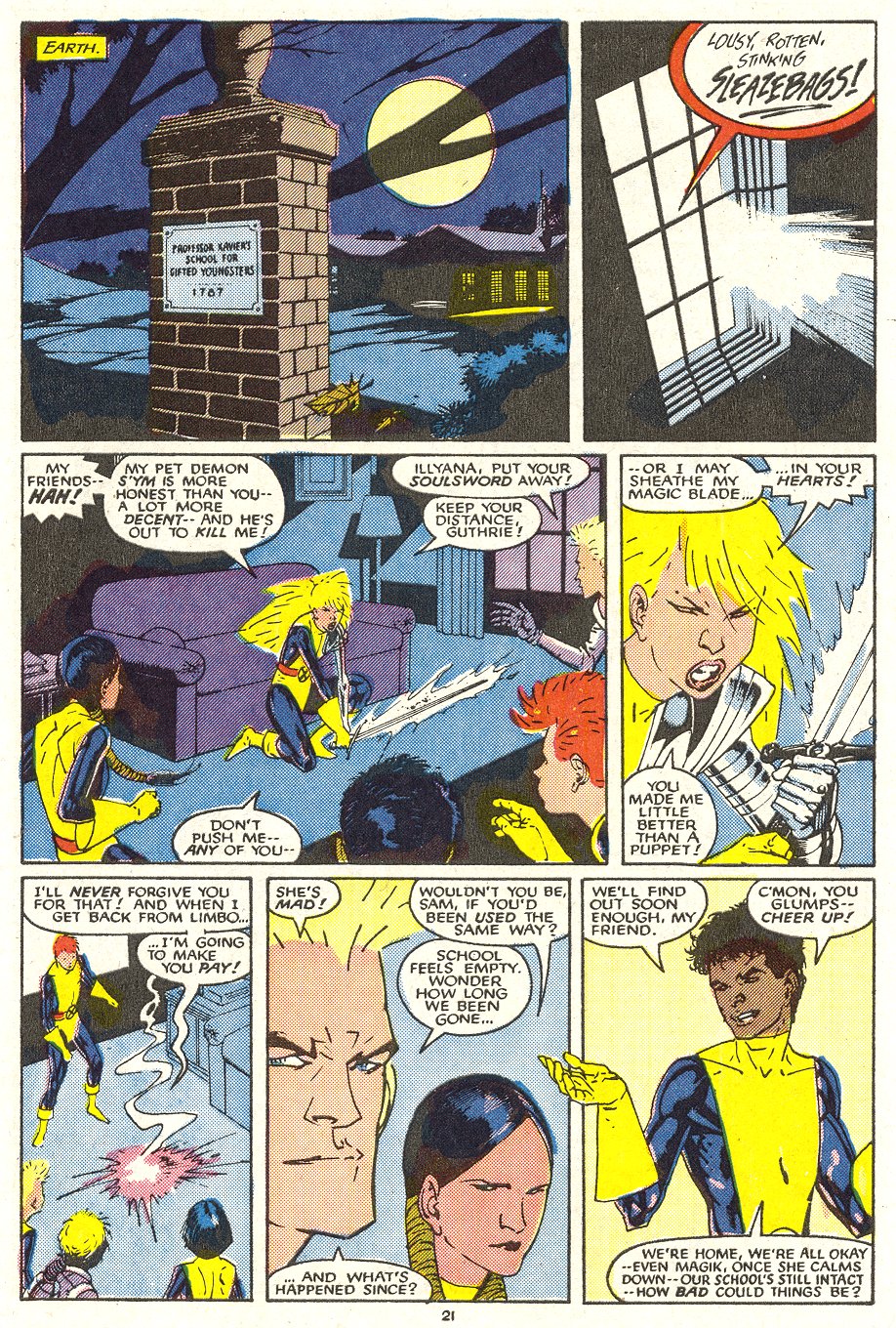 Read online The New Mutants comic -  Issue #51 - 21
