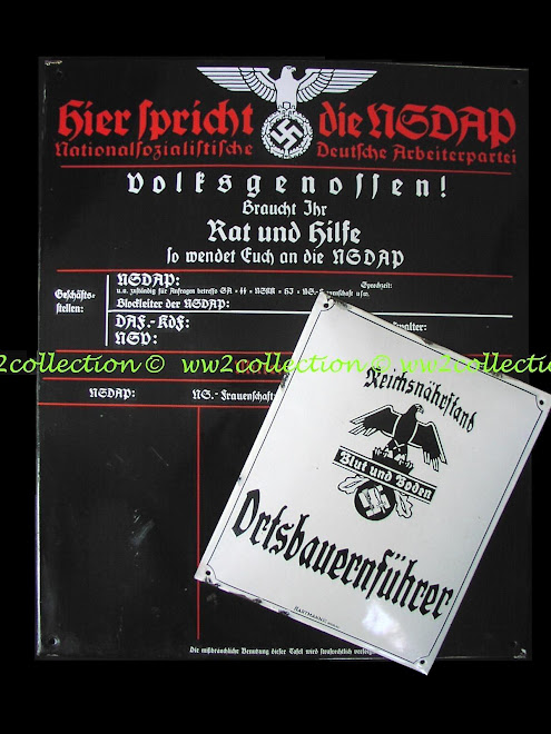 NSDAP Nazi Party Porcelain Faced Wall Sign
