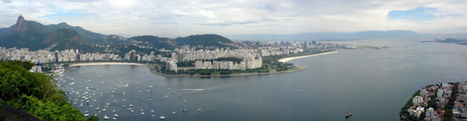 Rio de Janeiro - O Corcovado, Botafogo e a Baía de Guanabara