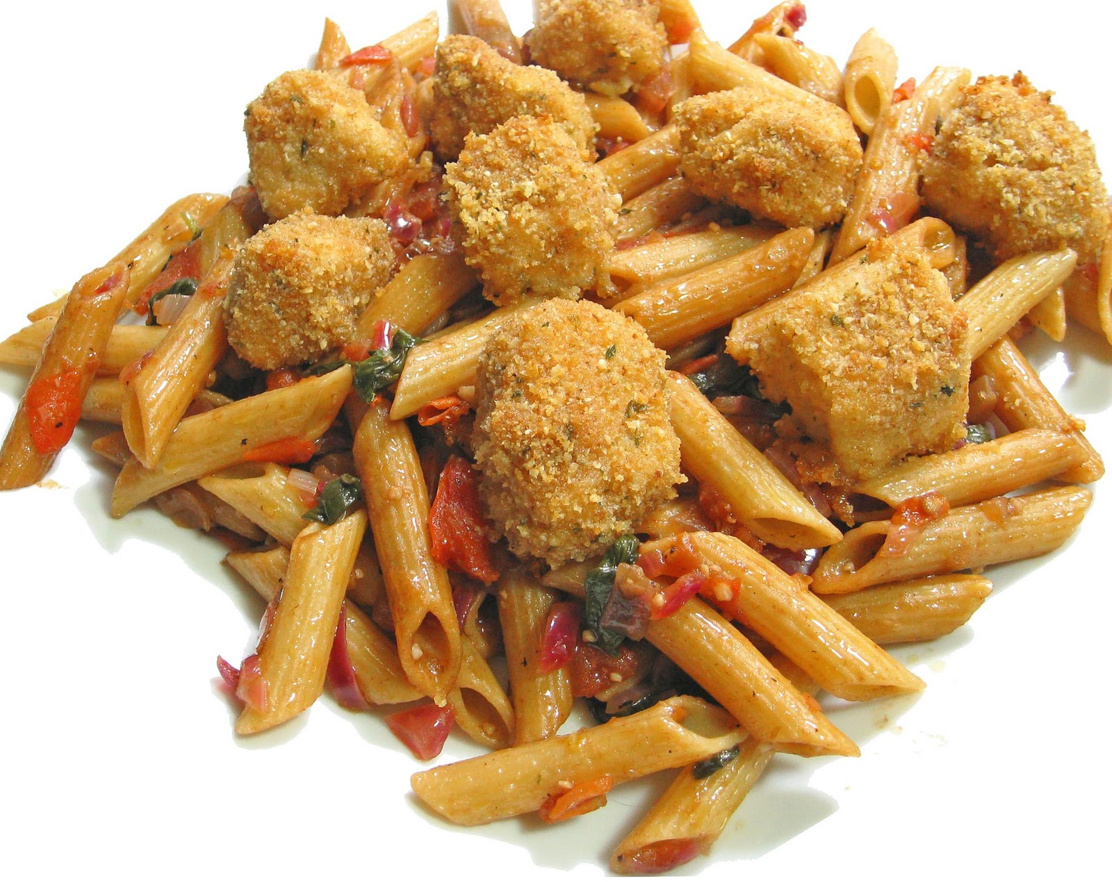 The Couple That Cooks Together... Pasta Fresca with Parmasean Crusted