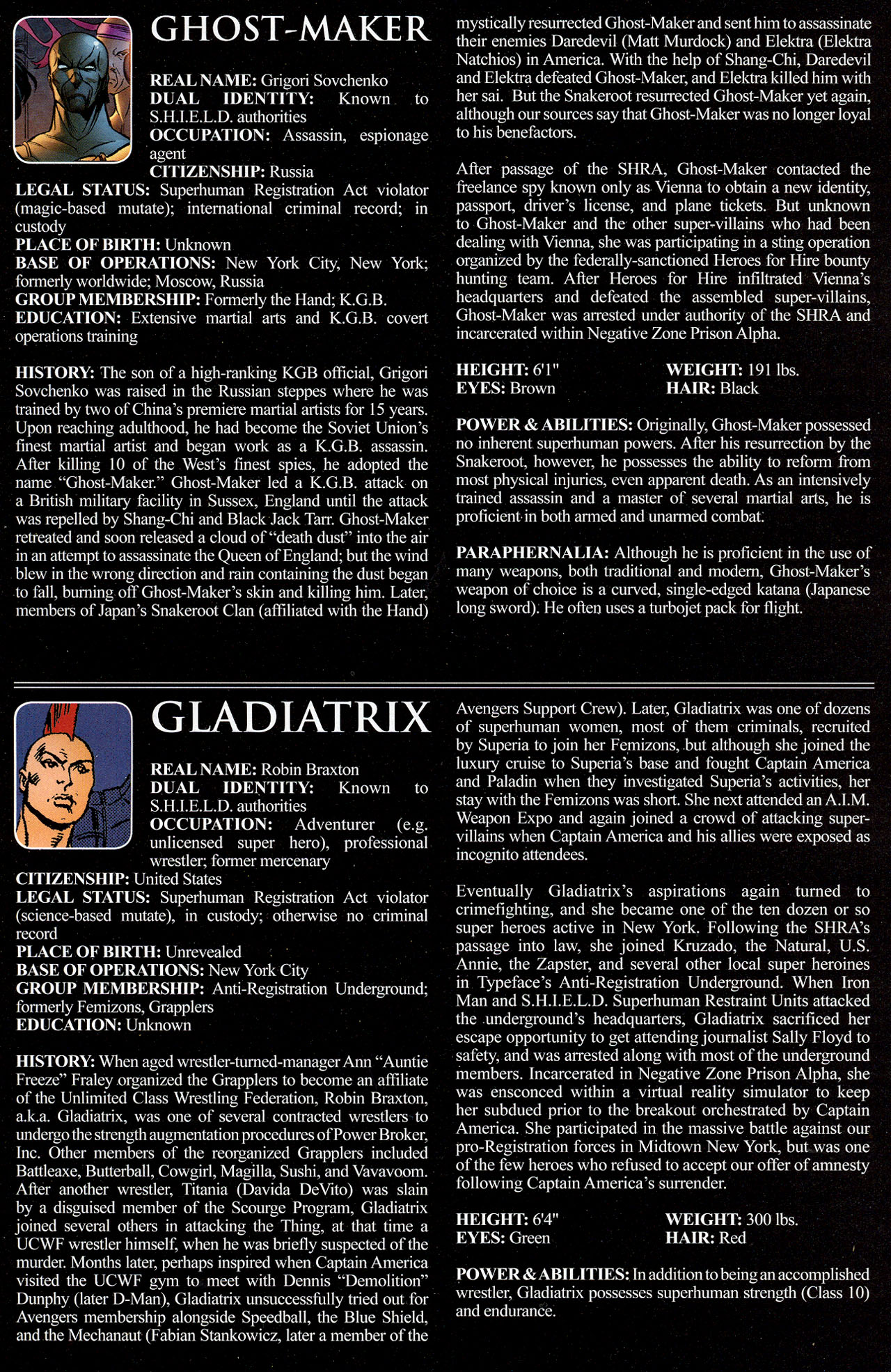 Read online Civil War: Battle Damage Report comic -  Issue # Full - 25