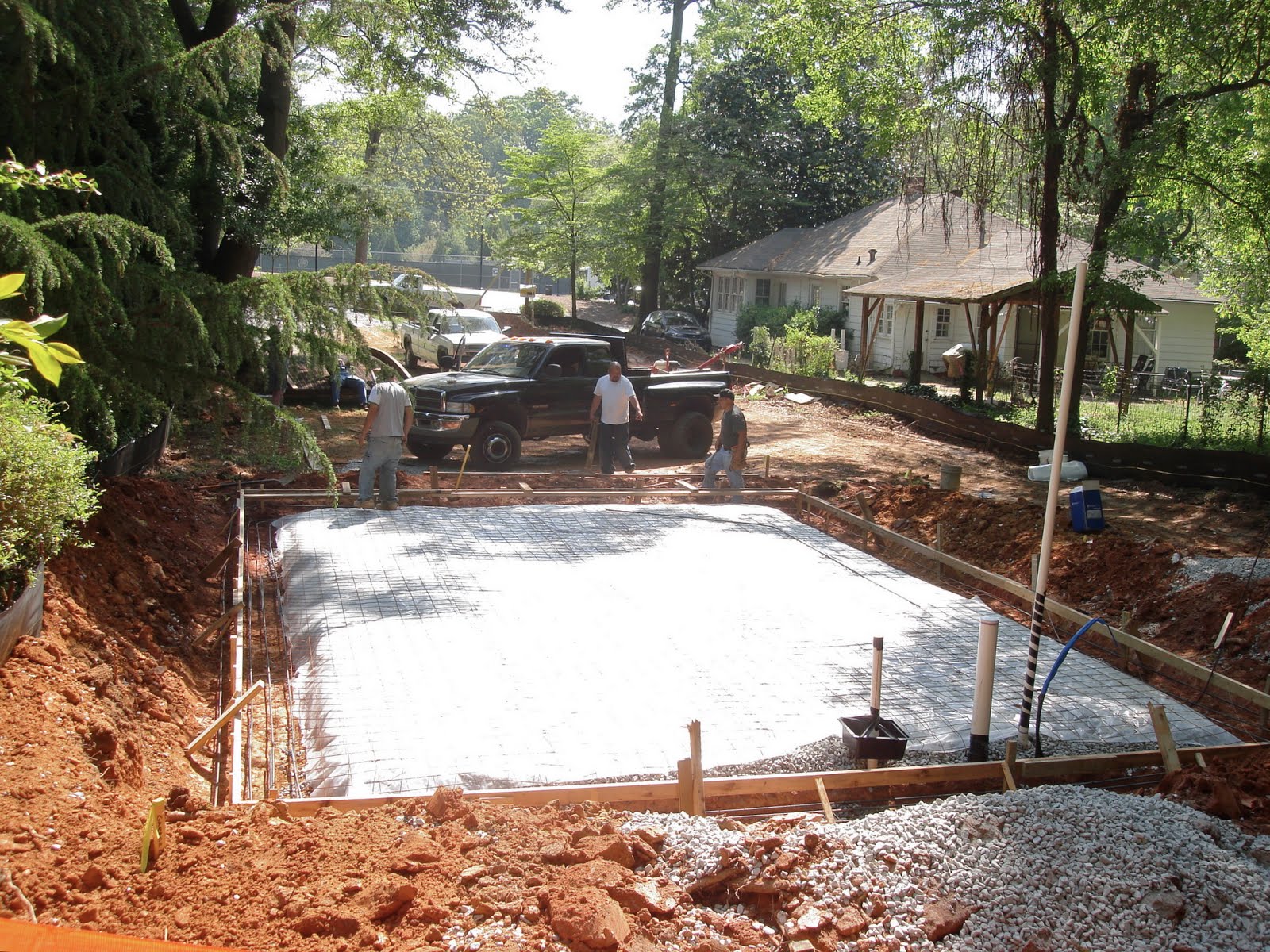 Chapman Architecture The Daulton House Carriage House Mono Slab Foundation