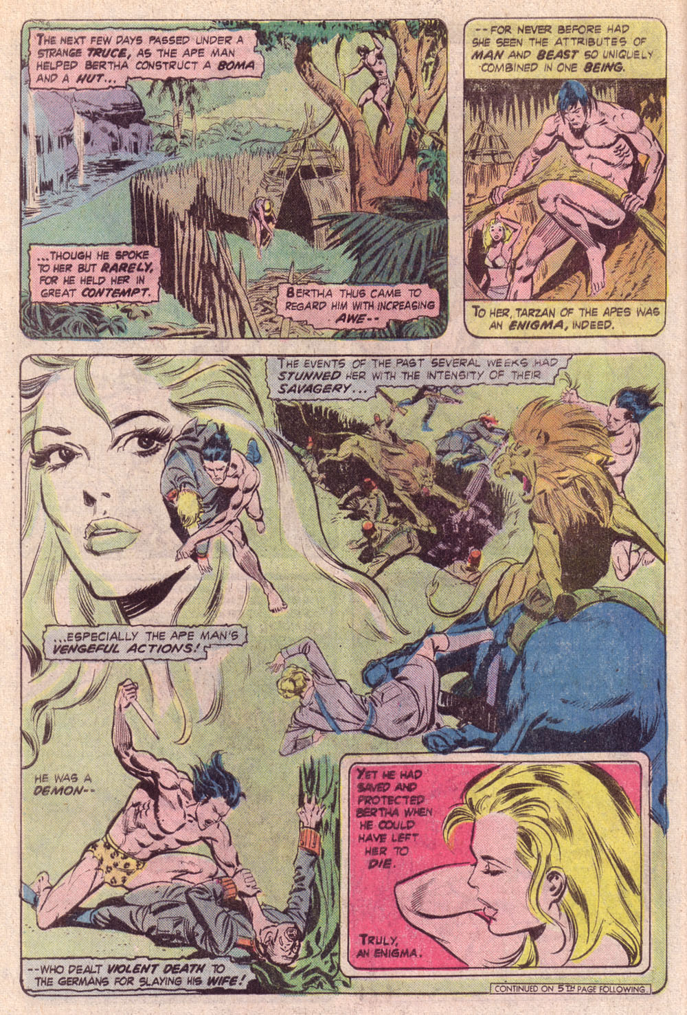 Read online Tarzan (1972) comic -  Issue #254 - 10