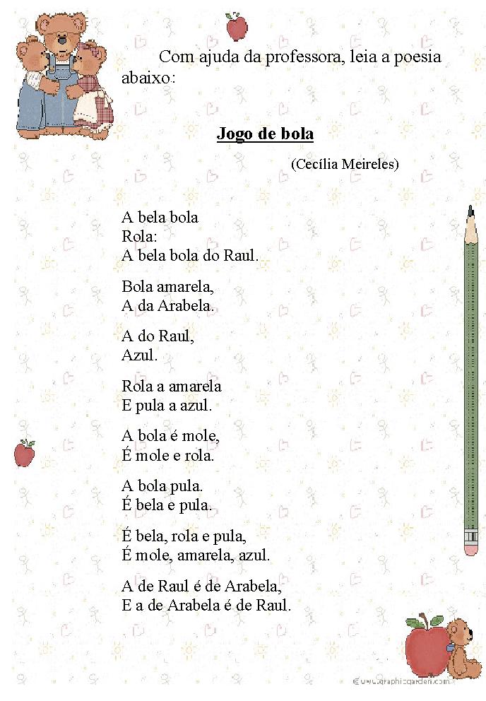 Poema Jogo de Bola