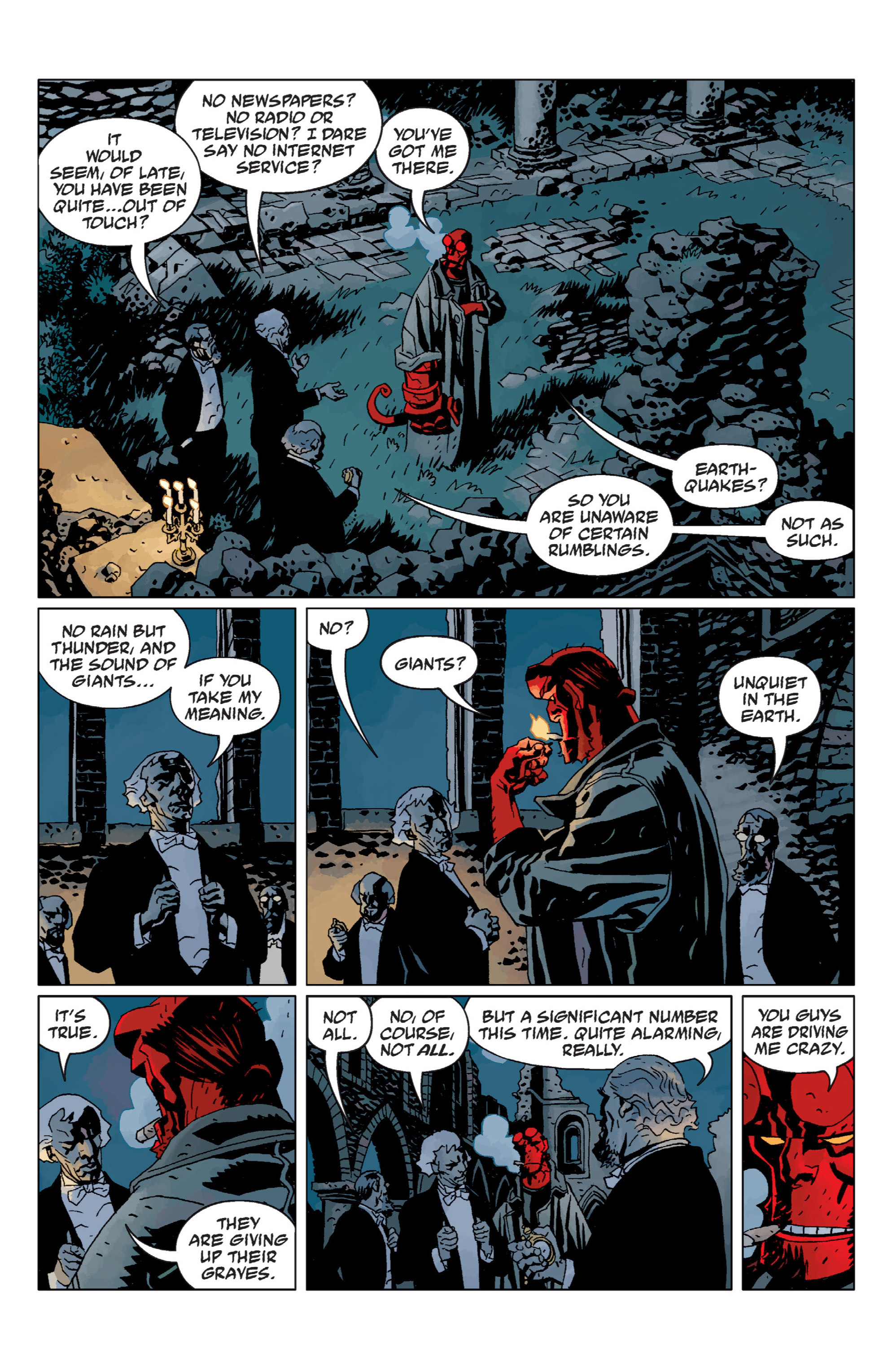 Read online Hellboy comic -  Issue #9 - 19