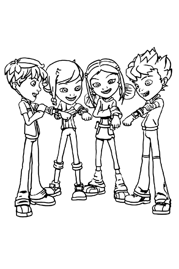 The Monster Buster Club Resources Monster Buster Club Coloring Pages