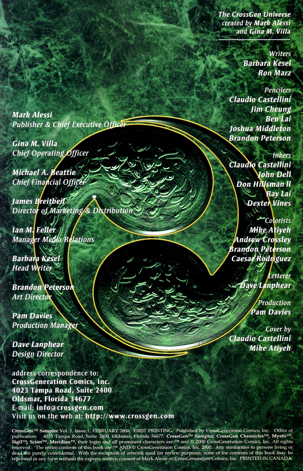 Read online CrossGen Sampler comic -  Issue # Full - 32