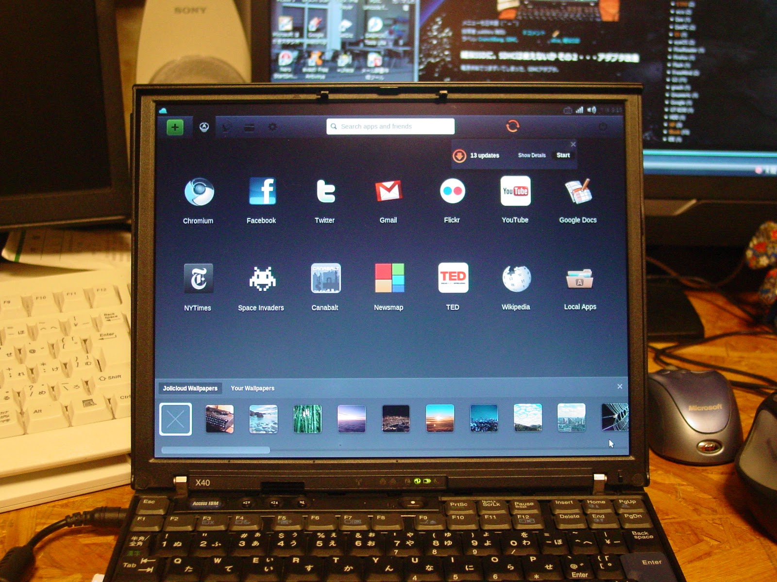 遊機秘路 Thinkpad X40 ３台目 Xp Pro とjolicolud 1 1のdual Boot