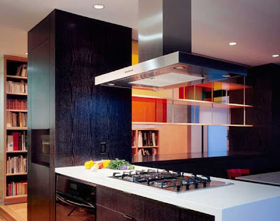 Modern Kitchen Plans on Designs   Luxury Interior Designs  Black   White Modern Kitchen Design