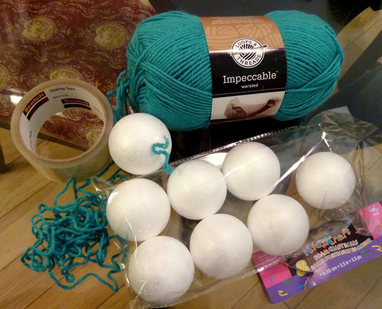 Addicted to Homes Yarn Ball Tutorial