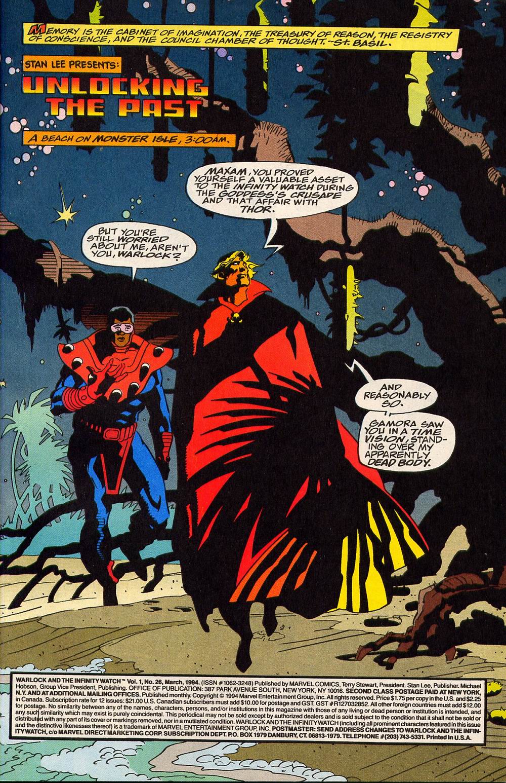 Read online Warlock and the Infinity Watch comic -  Issue #26 - 2